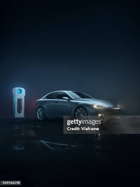generic e-car - portrait - e mobility stock pictures, royalty-free photos & images