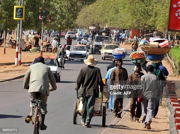 View of a street on February 22, 2010 in Niamey few days after the military coup that overthrew Niger's president Mamadou Tandja. The United States...