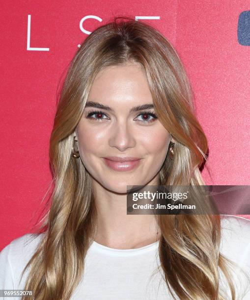 Model Megan Williams attends the screening of "Impulse" hosted by YouTube at The Roxy Cinema on June 7, 2018 in New York City.