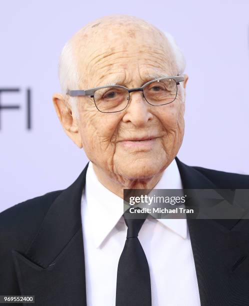 Norman Lear arrives to the American Film Institute's 46th Life Achievement Award Gala Tribute held on June 7, 2018 in Hollywood, California.