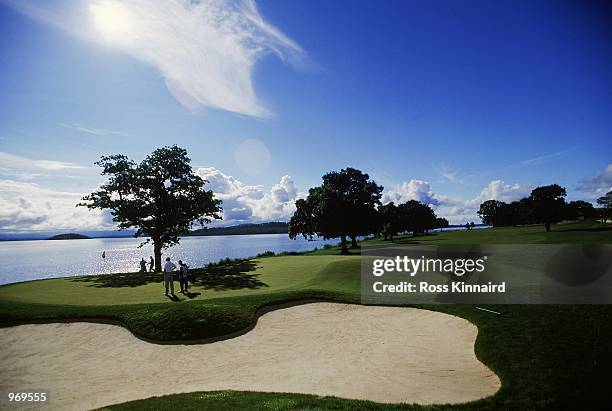 General view taken during the Scottish Open held at the Loch Lomond Golf Club, in Scotland. \ Mandatory Credit: Ross Kinnaird /Allsport