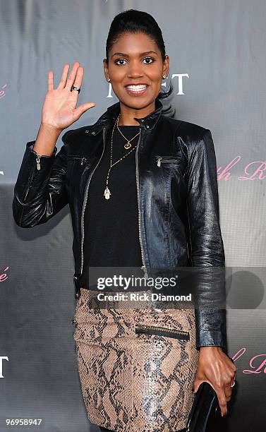 Actress Denise Boutte attends Moët & Chandon Present Seal It With Rose' Sunday Brunch at Aja on February 21, 2010 in Atlanta, Georgia.