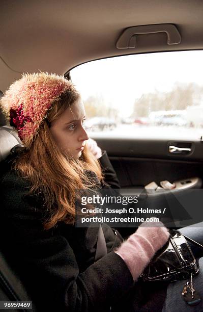 girl in the limo - joseph o. holmes stock pictures, royalty-free photos & images