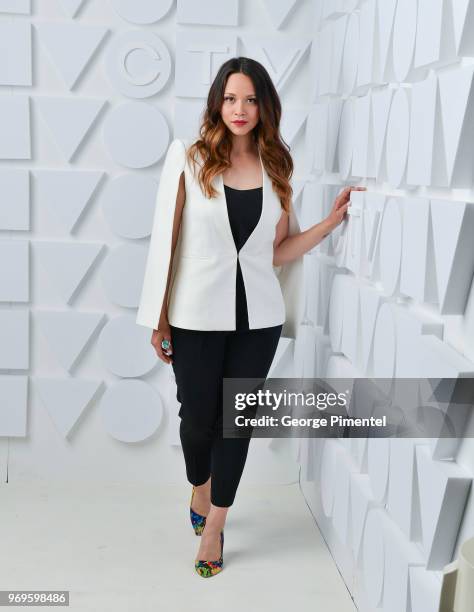 Melissa O'Neil poses at the CTV Upfronts portrait studio held at the Sony Centre For Performing Arts on June 7, 2018 in Toronto, Canada.