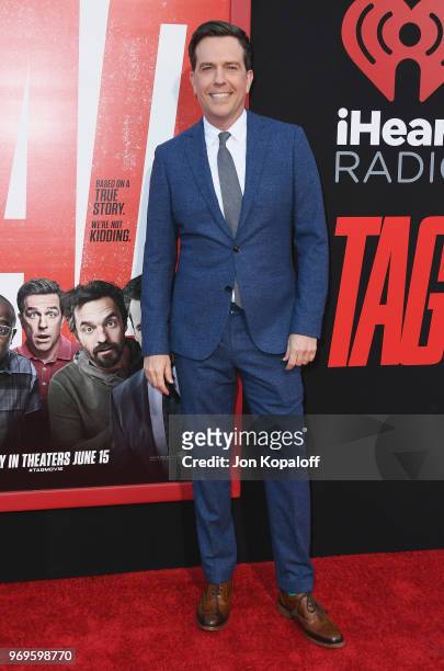 Ed Helms attends the premiere of Warner Bros. Pictures And New Line Cinema's "Tag" at Regency Village Theatre on June 7, 2018 in Westwood, California.