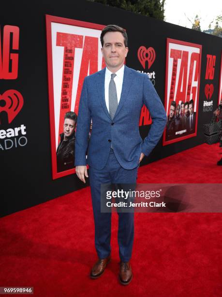 Ed Helms attends the Premiere Of Warner Bros. Pictures And New Line Cinema's "Tag" at Regency Village Theatre on June 7, 2018 in Westwood, California.