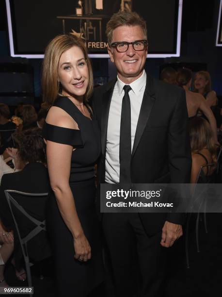 President of Paramount Television Amy Powell and president of TBS & TNT and chief creative officer Kevin Reilly attend the American Film Institute's...