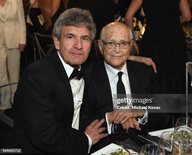 Trustee Alan F. Horn and Norman Lear attend the American Film Institute's 46th Life Achievement Award Gala Tribute to George Clooney at Dolby Theatre...