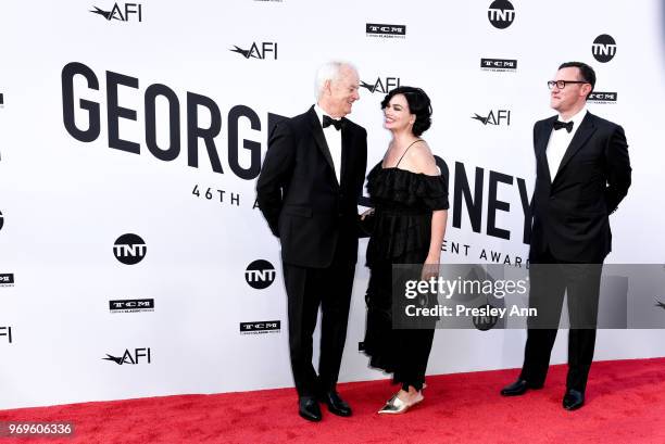 Bill Murray and Karen Duffy attend 46th AFI Life Achievement Award Gala Tribute on June 7, 2018 in Hollywood, California.