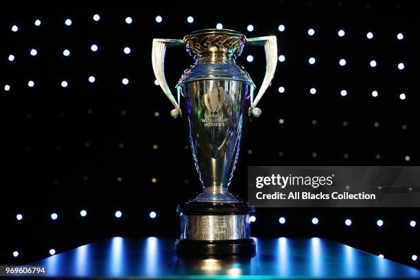 The Women's Rugby World Cup during the Black Ferns reunion dinner on June 8, 2018 in Auckland, New Zealand.