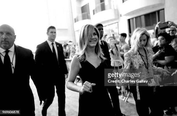 Jennifer Aniston attends the American Film Institute's 46th Life Achievement Award Gala Tribute to George Clooney at Dolby Theatre on June 7, 2018 in...