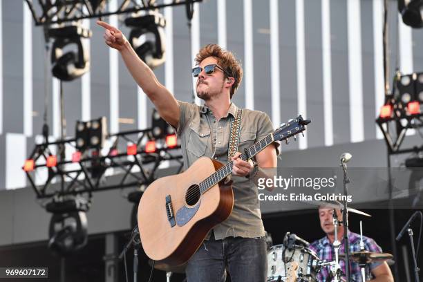 Brent Rupard of the band Everette performs during the 2018 CMA Music festival at the on June 7, 2018 in Nashville, Tennessee.