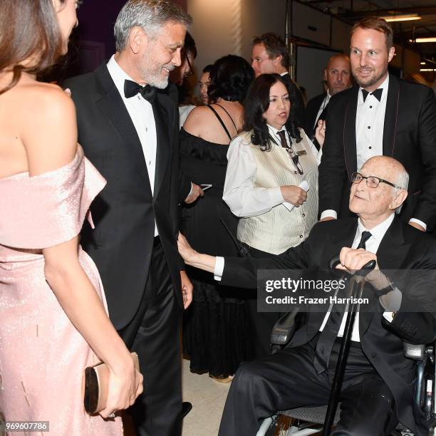 46th AFI Life Achievement Award Recipient George Clooney and Norman Lear attend the American Film Institute's 46th Life Achievement Award Gala...