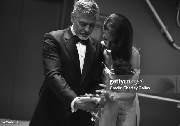 46th AFI Life Achievement Award Recipient George Clooney and Amal Clooney attend the American Film Institute's 46th Life Achievement Award Gala...