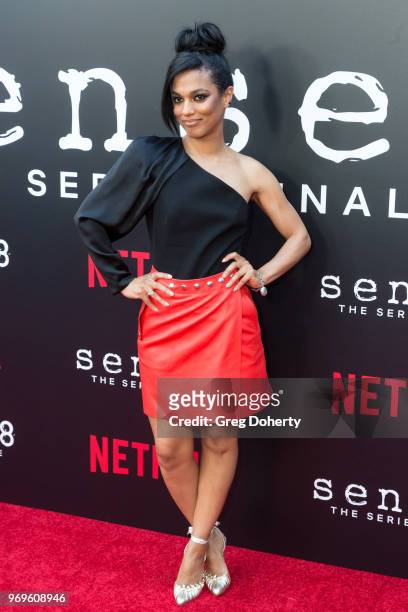 Freema Agyeman attends Netflix's "Sense8" Series Finale Fan Screening at ArcLight Hollywood on June 7, 2018 in Hollywood, California.