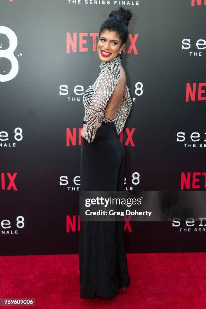 Tina Desai attends Netflix's "Sense8" Series Finale Fan Screening at ArcLight Hollywood on June 7, 2018 in Hollywood, California.