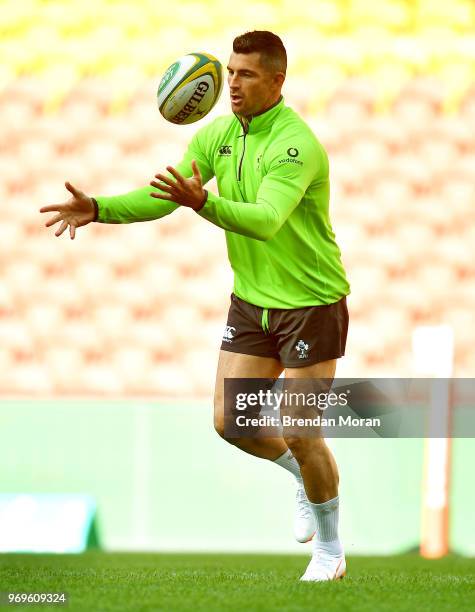 Queensland , Australia - 8 June 2018; Rob Kearney during the Ireland rugby squad captain's run in Suncorp Stadium in Brisbane, Queensland, Australia.