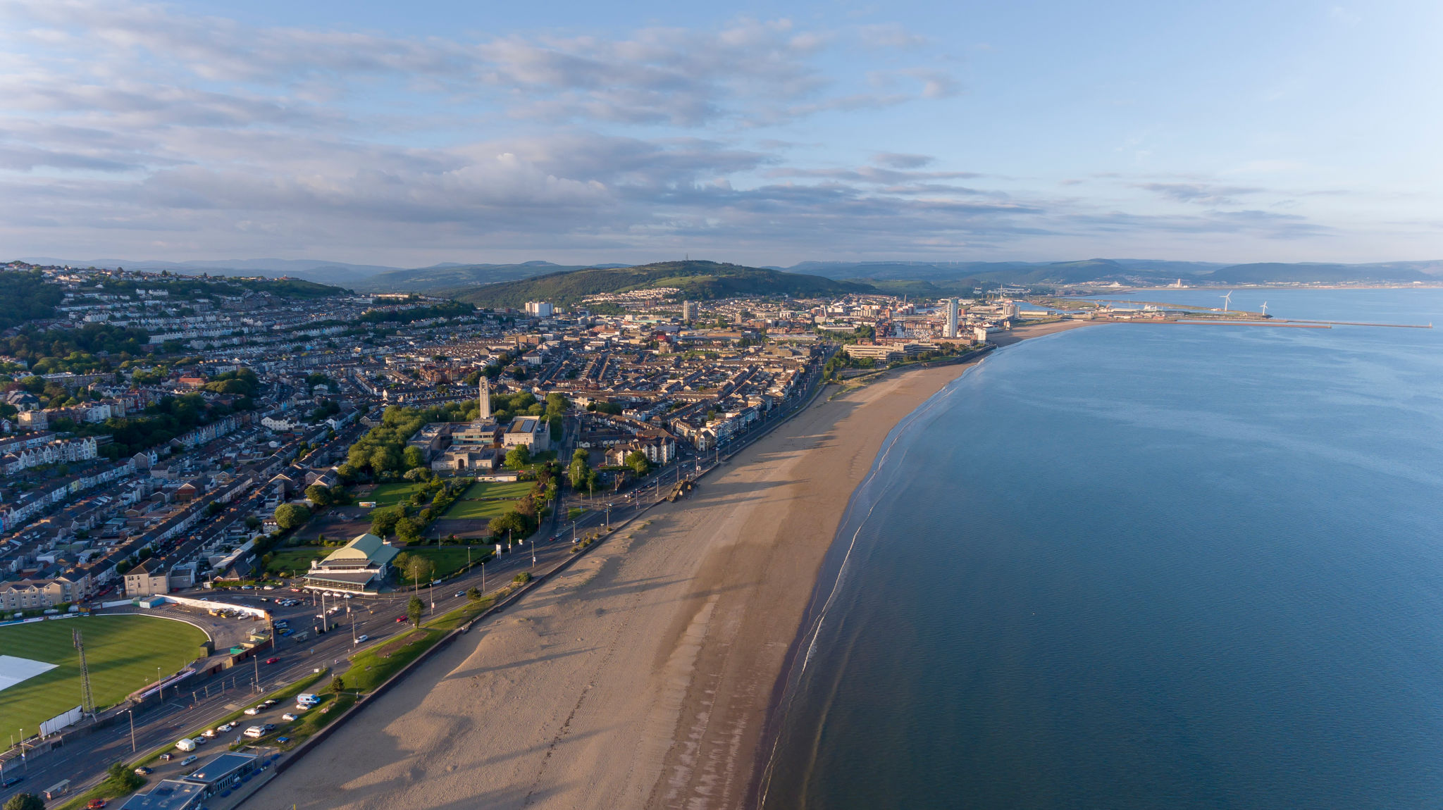 swansea cityscape