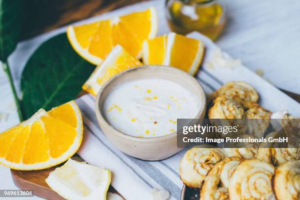 palmier pastries with orange cream - palmier 個照片及圖片檔