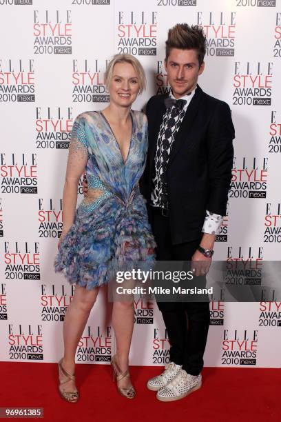 Lorraine Candy and Henry Holland arrive for the ELLE Style Awards 2010 at the Grand Connaught Rooms on February 22, 2010 in London, England.