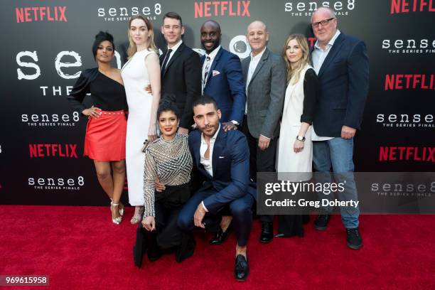 Freema Agyema, Jamie Clayton, Brian J. Smith, Toby Onwumere, Peter Friedlander, Laura Delahaye and Grant Hill and Tina Desai and Miguel Ángel...