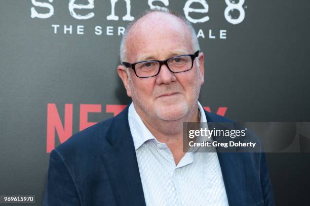 Producer Grant Hill attends Netflix's "Sense8" Series Finale Fan Screening at ArcLight Hollywood on June 7, 2018 in Hollywood, California.