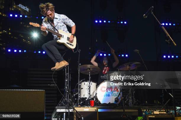 Chase Bryant performs during the 2018 CMA Music festival at the on June 7, 2018 in Nashville, Tennessee.