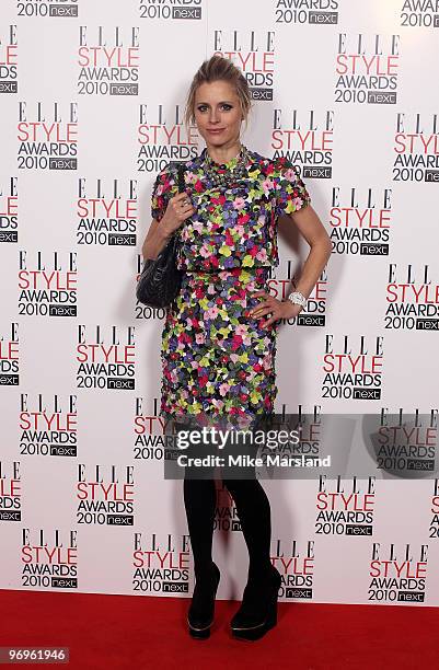 Laura Bailey arrives for the ELLE Style Awards 2010 at the Grand Connaught Rooms on February 22, 2010 in London, England.