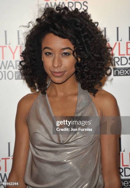 Corinne Bailey Rae attends the ELLE Style Awards at Grand Connaught Rooms on February 22, 2010 in London, England.