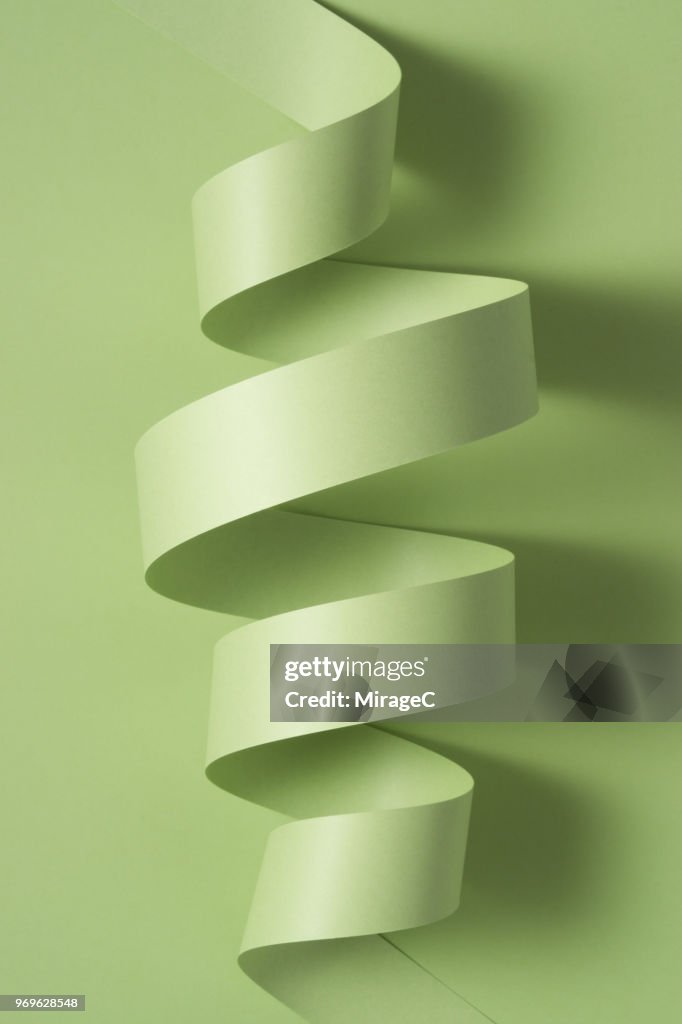 Abstract Paper Stripe Coil
