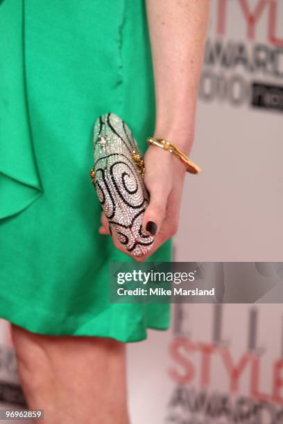 Jo Whiley arrives for the ELLE Style Awards 2010 at the Grand Connaught Rooms on February 22, 2010 in London, England.