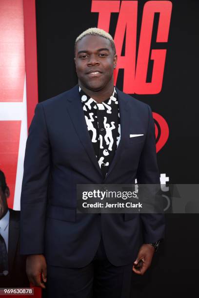 Sam Richardson attends the Premiere Of Warner Bros. Pictures And New Line Cinema's "Tag" at Regency Village Theatre on June 7, 2018 in Westwood,...