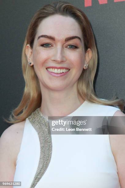 Actress Jamie Clayton attends Netflix's "Sense8" Series Finale Event at ArcLight Hollywood on June 7, 2018 in Hollywood, California.