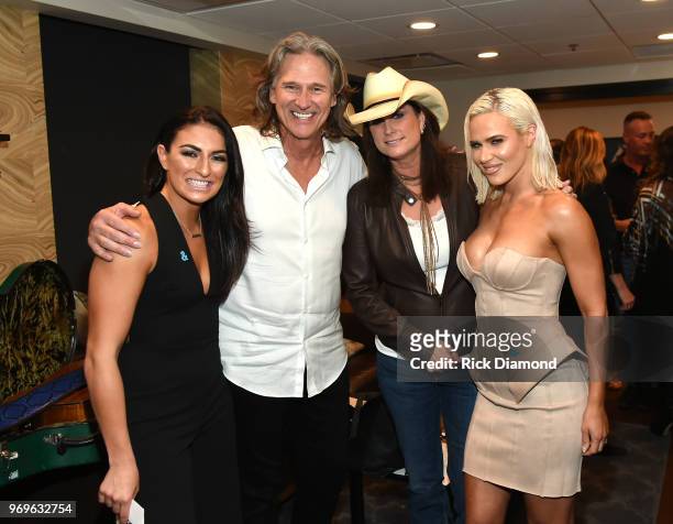 Sonya, Billy Dean, Terri Clark and Lana attend the GLAAD + TY HERNDON's 2018 Concert for Love & Acceptance at Wildhorse Saloon on June 7, 2018 in...
