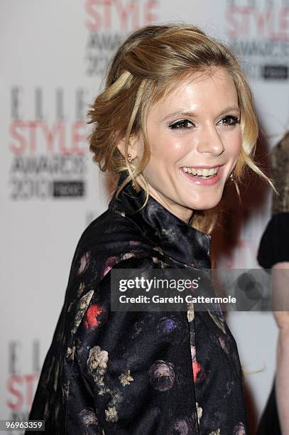 Emilia Fox arrives at The ELLE Style Awards 2010 at the Grand Connaught Rooms on February 22, 2010 in London, England.