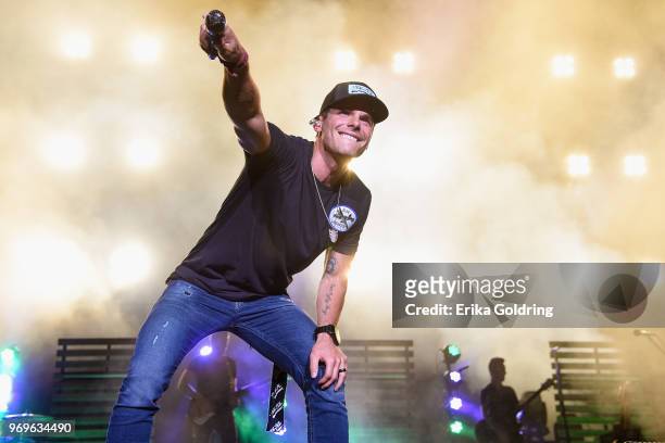 Granger Smith performs during the 2018 CMA Music festival at the on June 7, 2018 in Nashville, Tennessee.