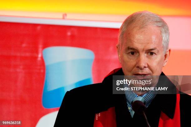 John FURLONG attends the launch of British Columbia Art Bottle Artists on January 14, 2010 in Vancouver, part of the Coca-Cola Aboriginal Art Bottle...