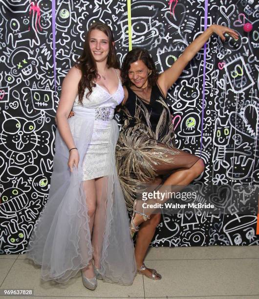 Leah Lane and Chashama Founder Anita Durst during The Chashama Gala at 4 Times Square on June 7, 2018 in New York City.