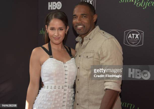 Jaina Lee Ortiz and Jason George attend the ATX Television Festival at The Paramount Theater on June 7, 2018 in Austin, Texas.