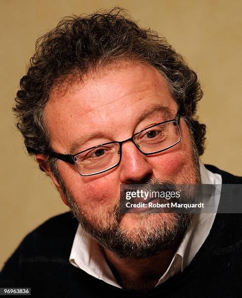 John Carlin author of the book The Human Factor, in which the film 'Invictus' is based upon, attends a press conference on journalism at the...