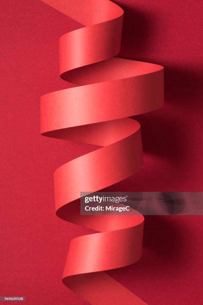 Abstract Paper Stripe Coil
