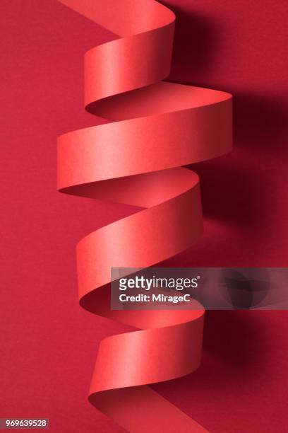 Abstract Paper Stripe Coil