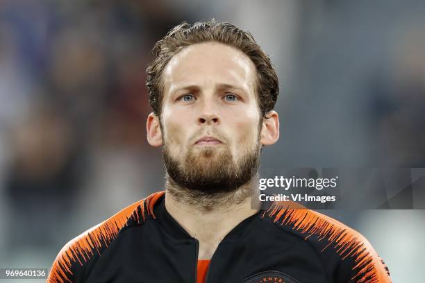 Daley Blind of Holland during the International friendly match between Italy and The Netherlands at Allianz Stadium on June 04, 2018 in Turin, Italy