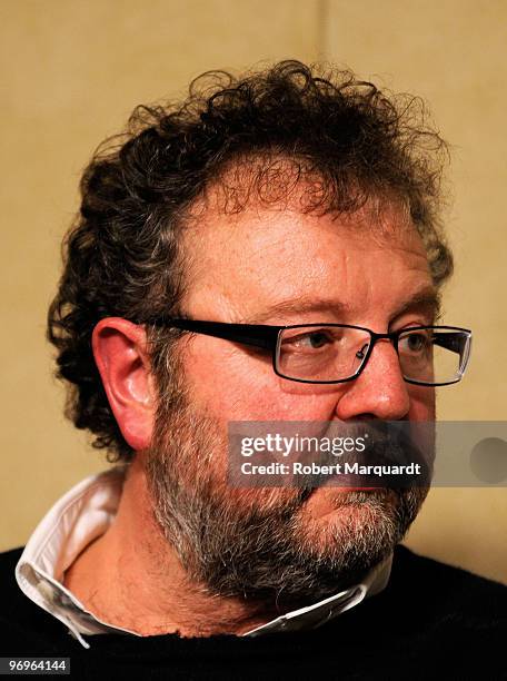 John Carlin author of the book The Human Factor, in which the film 'Invictus' is based upon, attends a press conference on journalism at the...