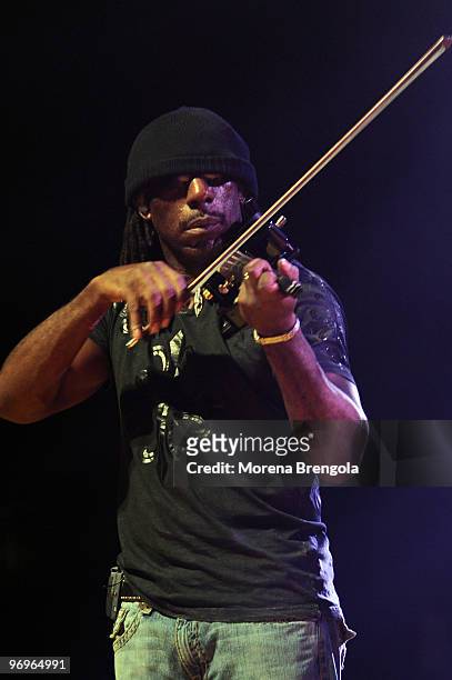 Boyd Tinsley of the Dave Matthews Band performs at Palasharp on February 22, 2010 in Milan, Italy.