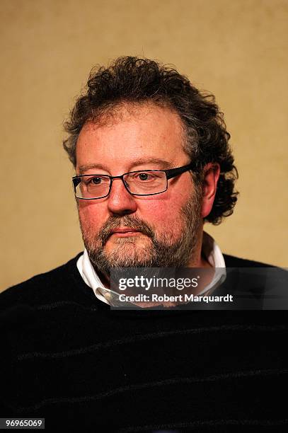 John Carlin, author of the book "The Human Factor" which the film "Invictus" is based upon attends a press conference on journalism at the 'Col-legi...