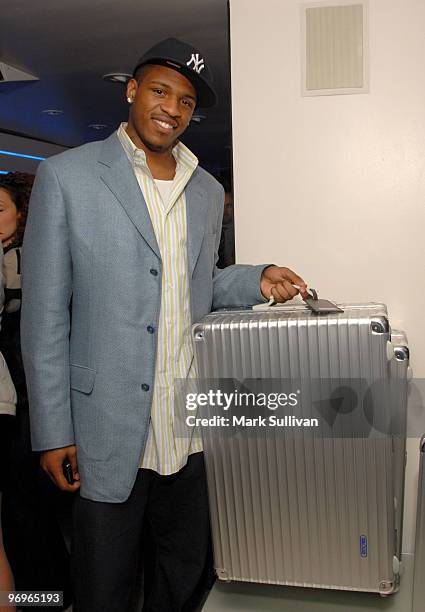 Player Rashad McCants attends the RIMOWA Rodeo Drive Boutique launch party on January 26, 2010 in Beverly Hills, California.