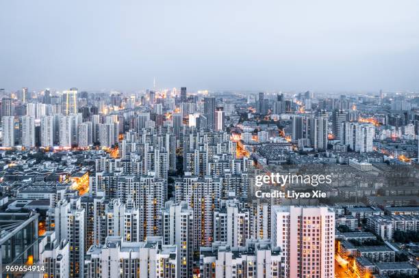 urban skyline - beijing business stock pictures, royalty-free photos & images