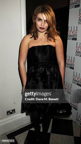 Lola Lennox arrives sat the ELLE Style Awards 2010, at the Grand Connaught Rooms on February 22, 2010 in London, England.