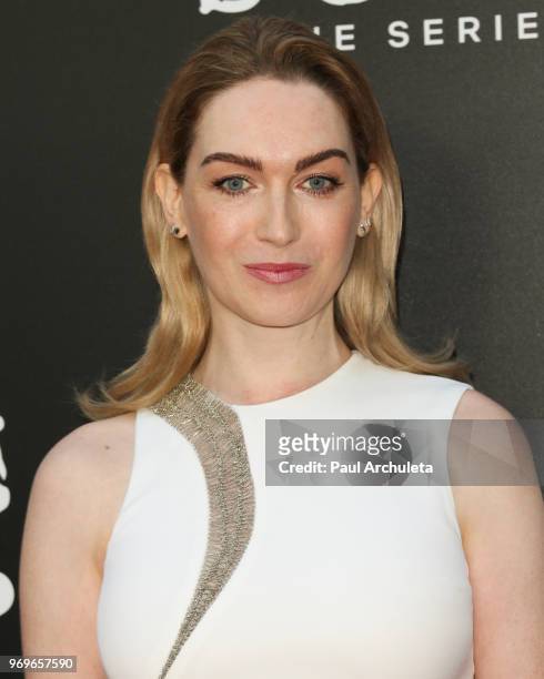 Actress Jamie Clayton attends Netflix's "Sense8" series finale event at the ArcLight Hollywood on June 7, 2018 in Hollywood, California.